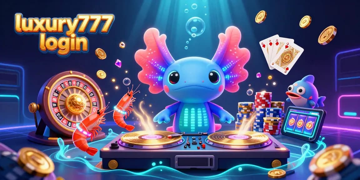 Engage with luxury777 login at our vibrant underwater casino featuring neon creatures and dynamic slot spins.