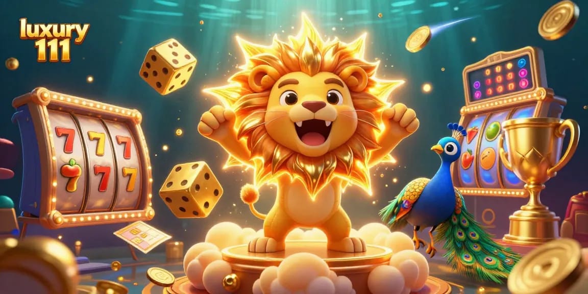 Experience luxury 111 with thrilling slot reels and dazzling casino action in a vibrant scene.