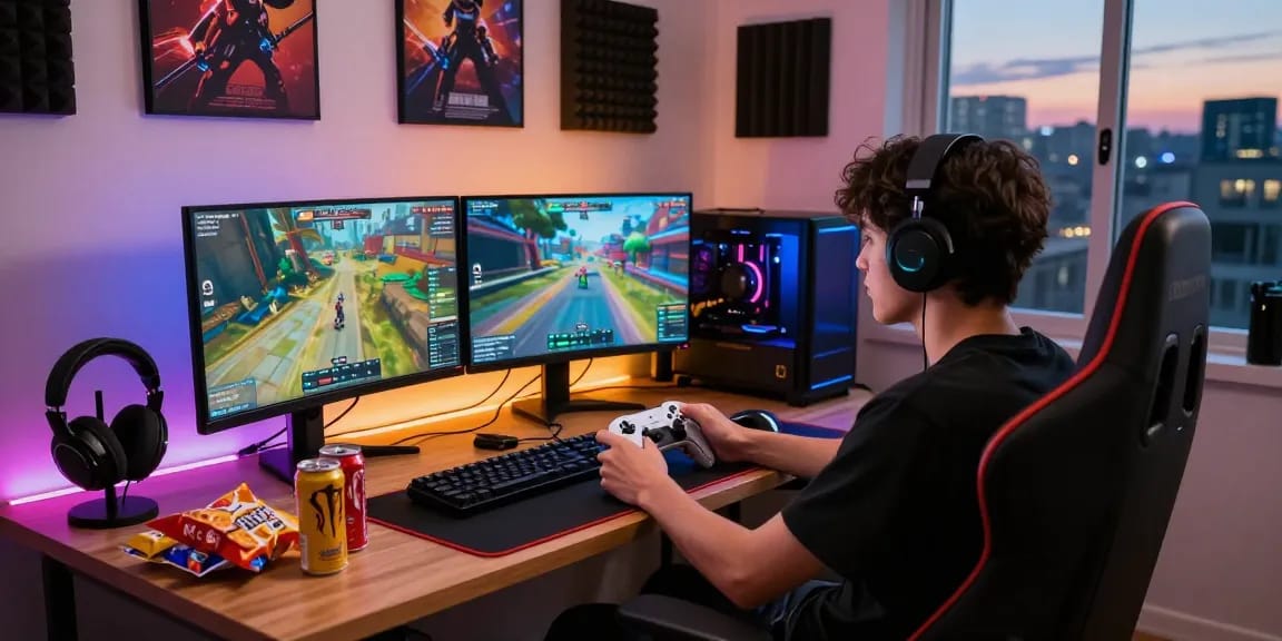 Pengalaman bermain JURAGAN77 yang seru dengan gamer di lingkungan modern.