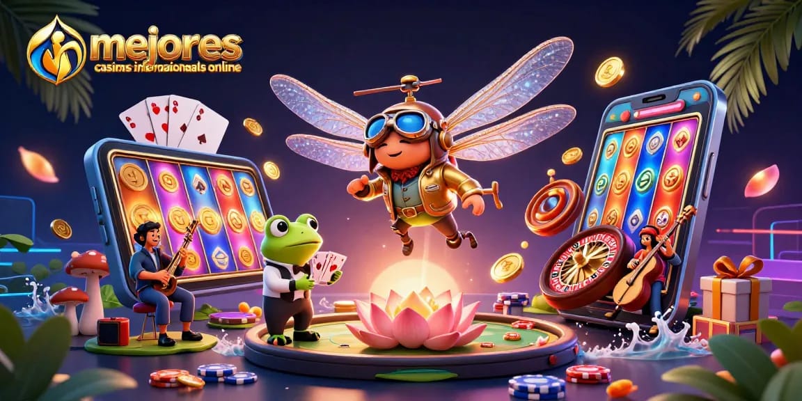 Disfruta los mejores casinos internacionales online mientras giran tragamonedas y juegan cartas.