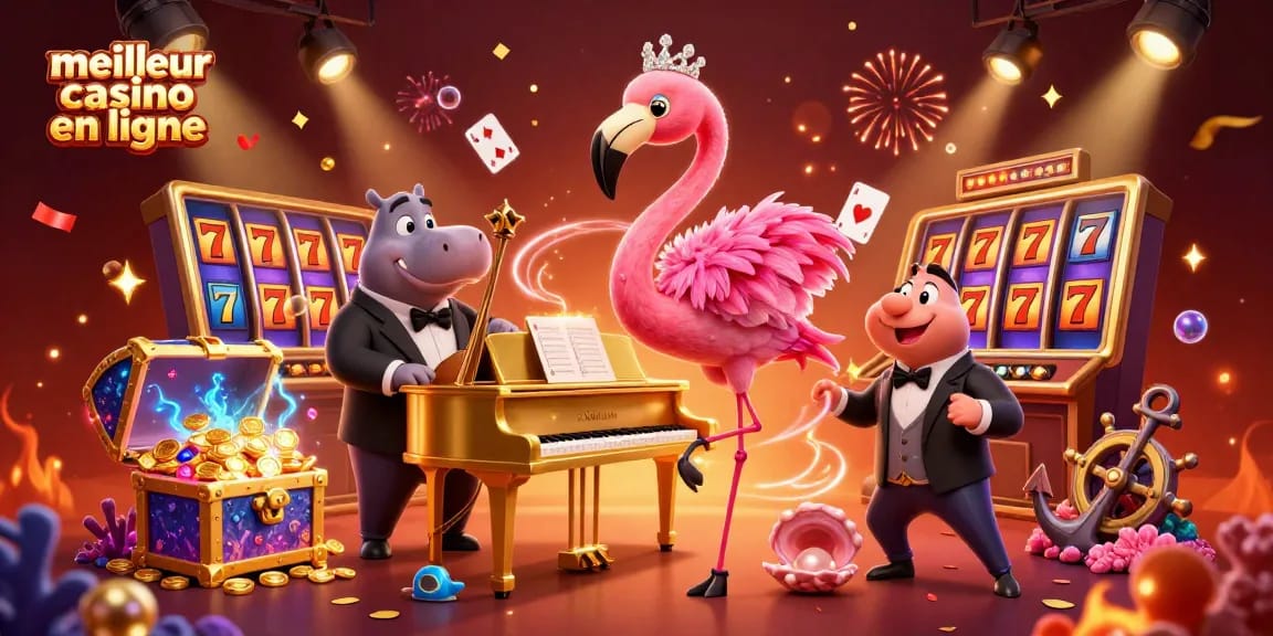 Découvrez les meilleures stratégies au meilleur casino en ligne avec des personnages animés dans un cadre vibrant.