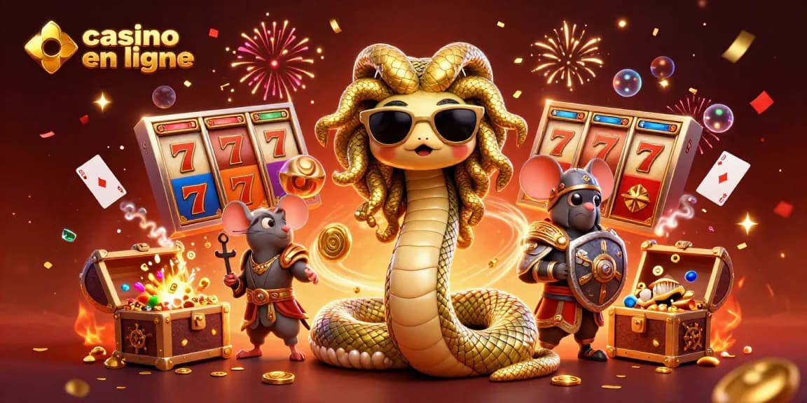 Découvrez des jeux passionnants au casino en ligne avec des personnages vibrants et des rouleaux de machines à sous débordant d'argent.
