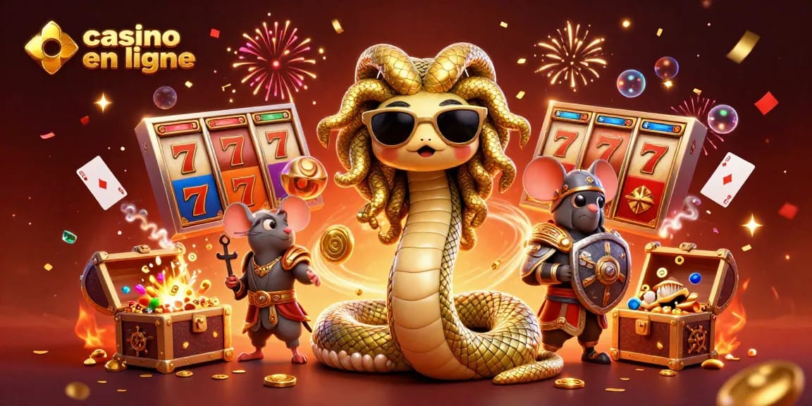 Découvrez des jeux passionnants au casino en ligne avec des personnages vibrants et des rouleaux de machines à sous débordant d'argent.