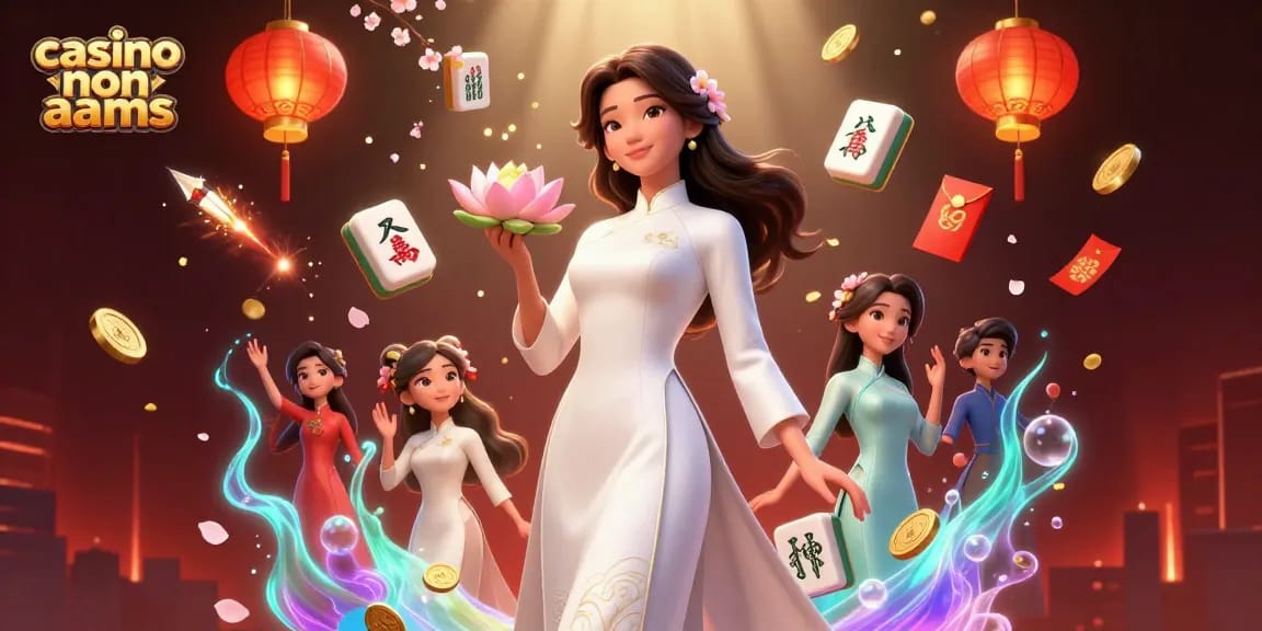 Scopri il casino non aams con elementi visivi vibranti e emozionanti nel gioco in questa vivace illustrazione.
