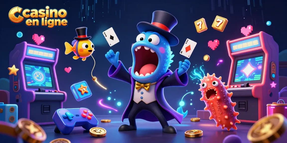 Jeu passionnant au casino en ligne avec des personnages marins captivant l'attention.