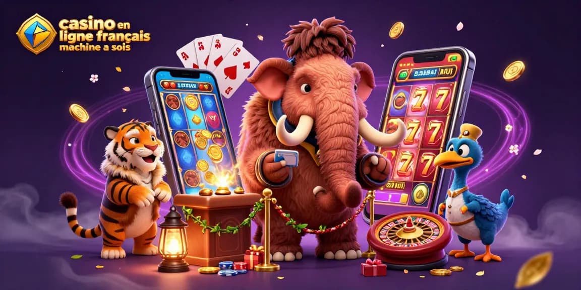 Gérez vos gains avec casino en ligne français machine à sous dans une illustration divertissante.