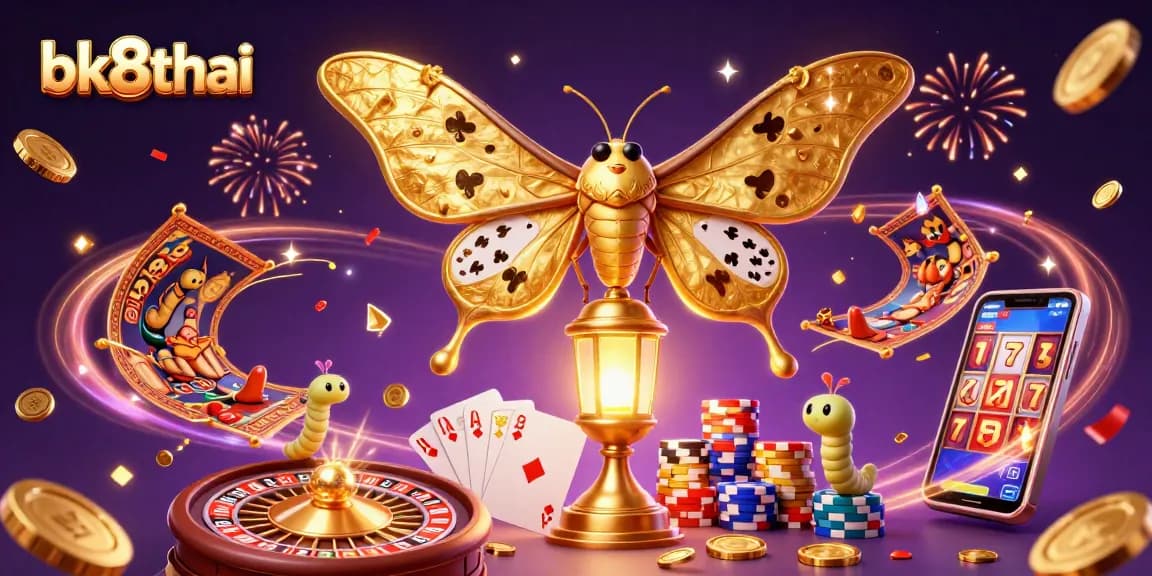 Experience thrilling gameplay at bk8thai with vibrant 3D casino elements showcasing excitement and winning potential.