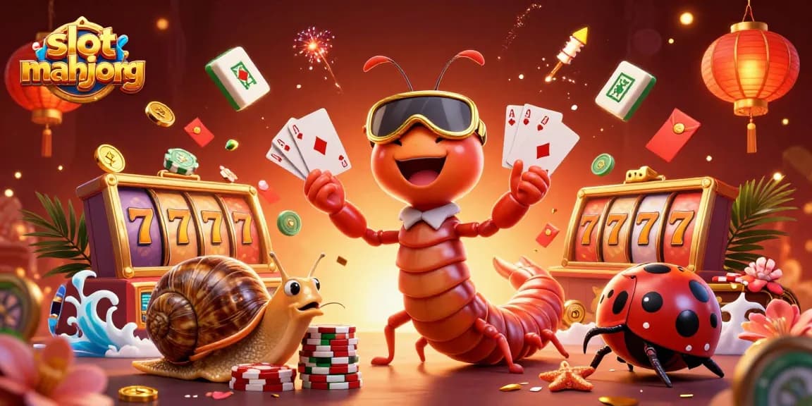 Engage in thrilling gameplay with slot mahjong featuring an energetic dealer and festive visuals.