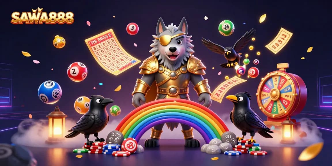 Experience thrilling gaming adventures with SAWA888 in a vibrant casino world filled with dynamic elements.