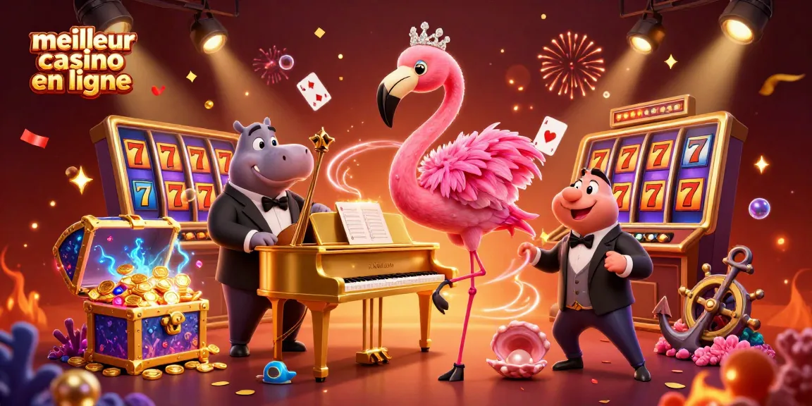 Découvrez les meilleures stratégies au meilleur casino en ligne avec des personnages animés dans un cadre vibrant.