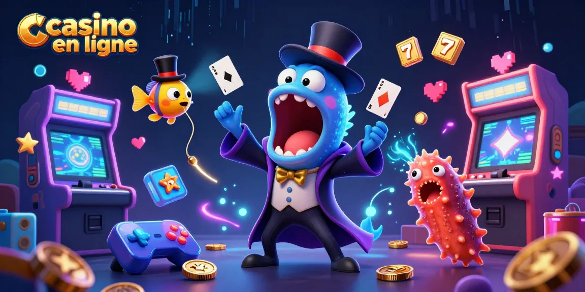 Jeu passionnant au casino en ligne avec des personnages marins captivant l'attention.