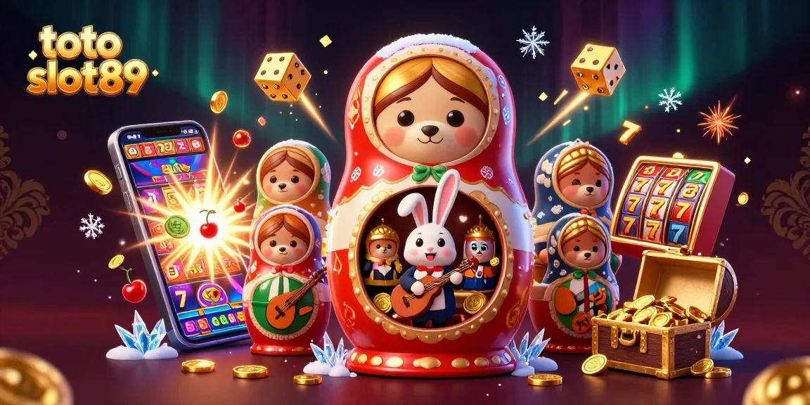 Experience the excitement of toto slot89 with this vibrant casino-themed 3D illustration!