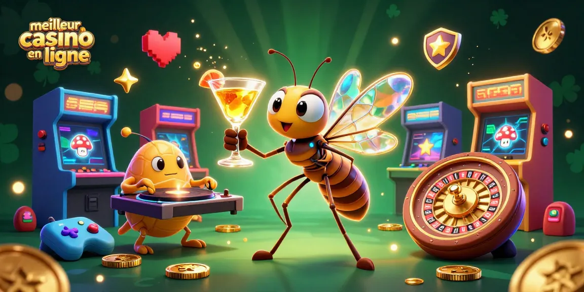 Découvrez le meilleur casino en ligne avec une mascotte mosquito vibrant et un DJ trilobite au cœur de l'action.