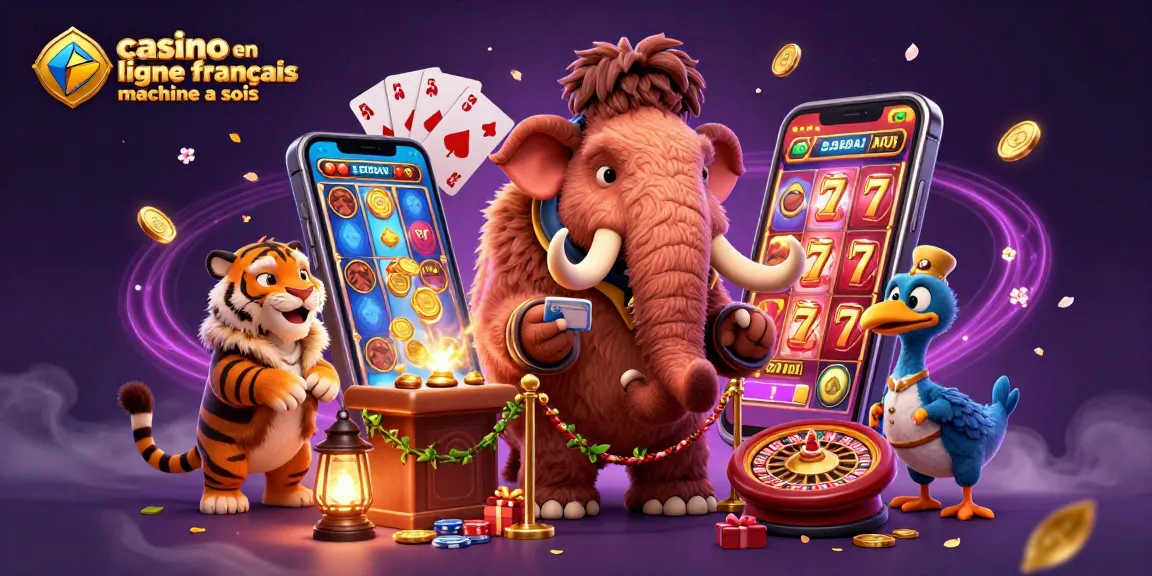 Gérez vos gains avec casino en ligne français machine à sous dans une illustration divertissante.
