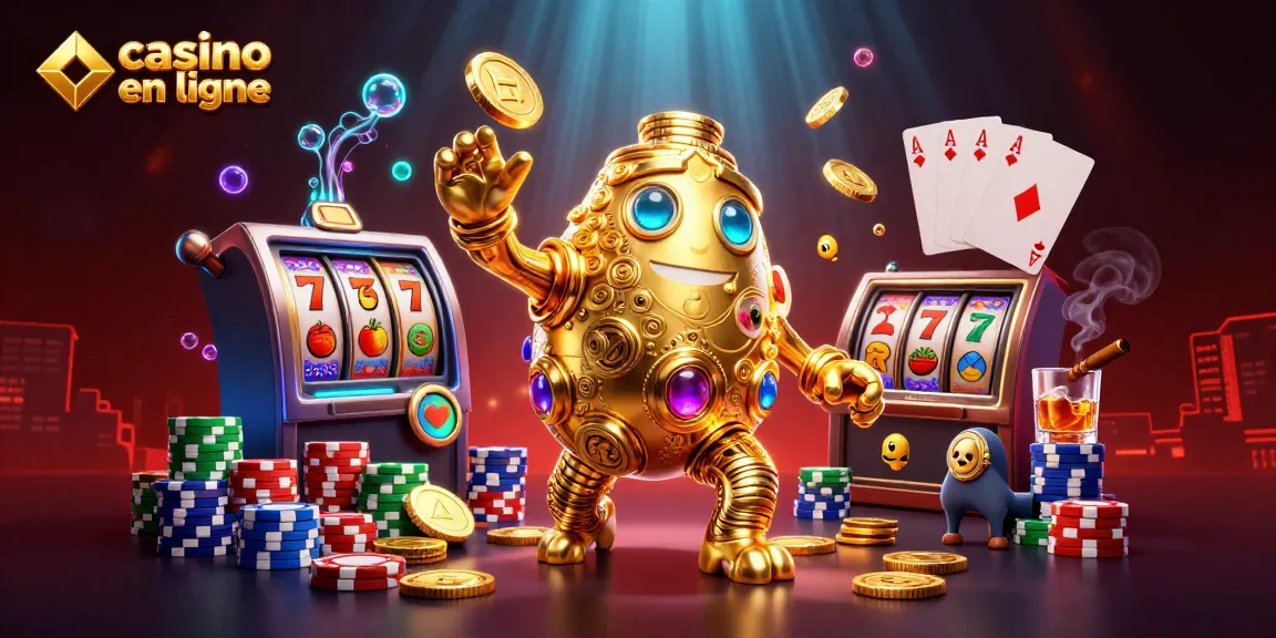 Jouez avec le casino en ligne et explorez ses machines à sous décorées de symboles chanceux.