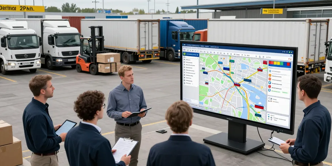 Effizienter europaweiter Transport von Dortmund mit modernen Logistiklösungen im Industriezentrum.