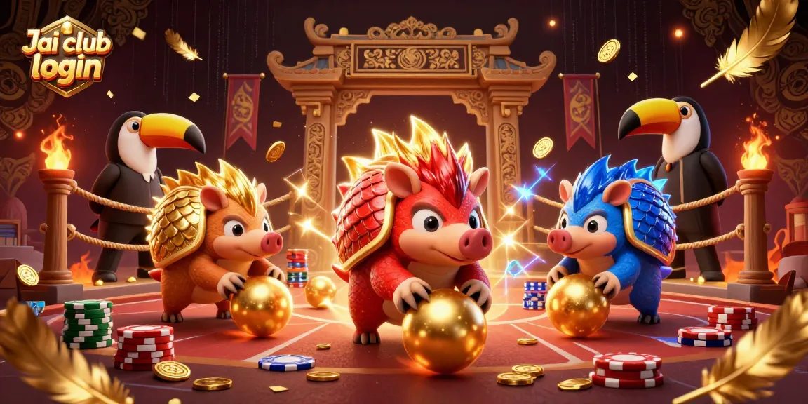 Experience the thrill of Jai club login with gameplay featuring vibrant pangolin rivals and casino action.
