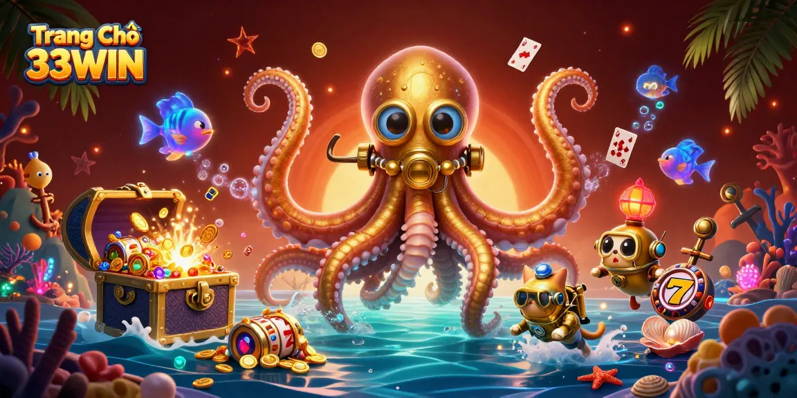 Engage in thrilling gameplay at Trang Chủ 33WIN with exciting slot reels and immersive 3D characters.