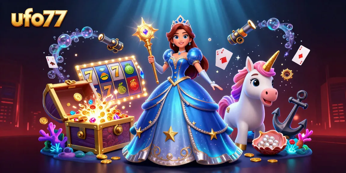 Engage with ufo77's vibrant slot experience featuring enchanting characters and dynamic gameplay elements.