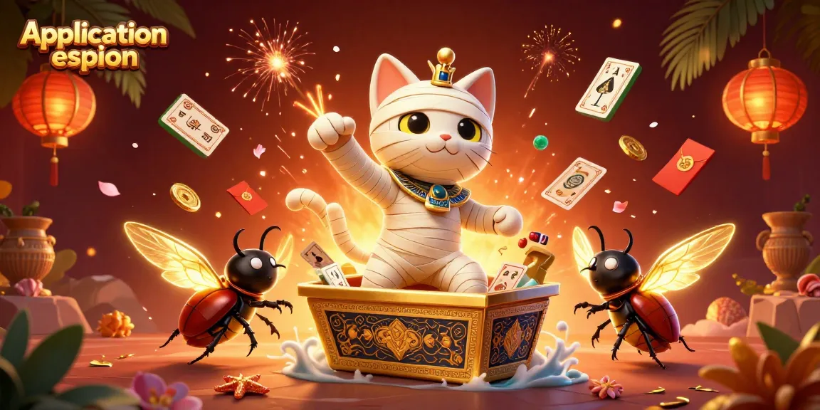 Application espion permettant de surveiller les casinos et les jeux d'argent avec des effets de lumière éblouissants.