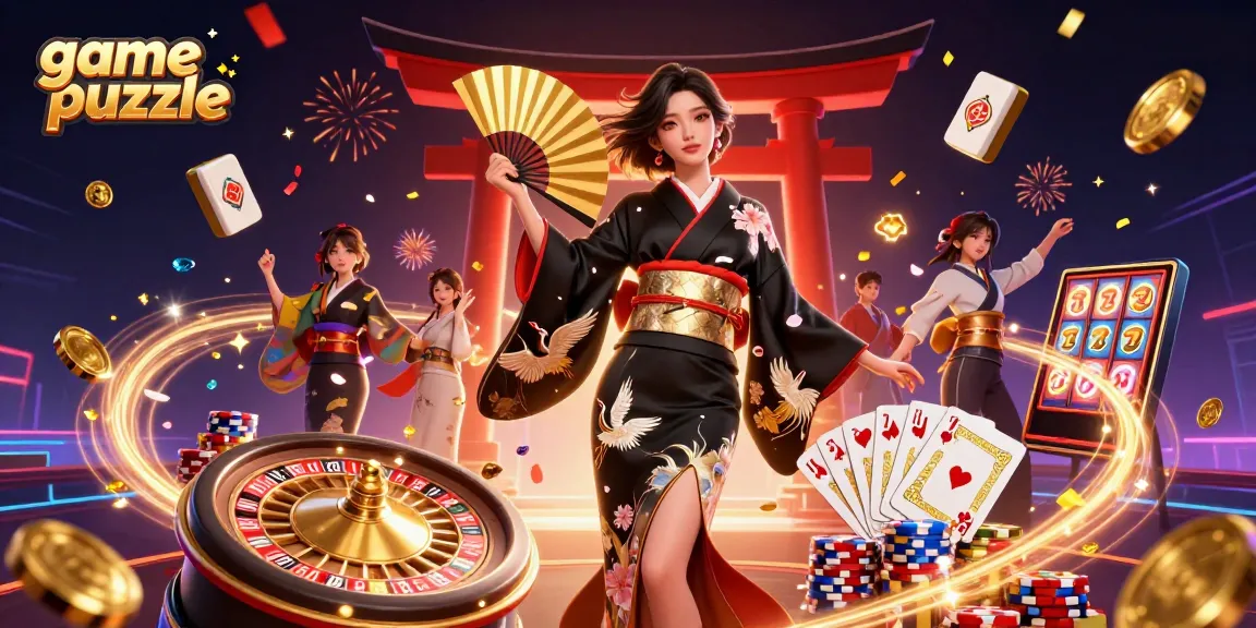Engage with the game puzzle realm, experiencing dynamic casino glamour with vibrant characters and striking visuals.
