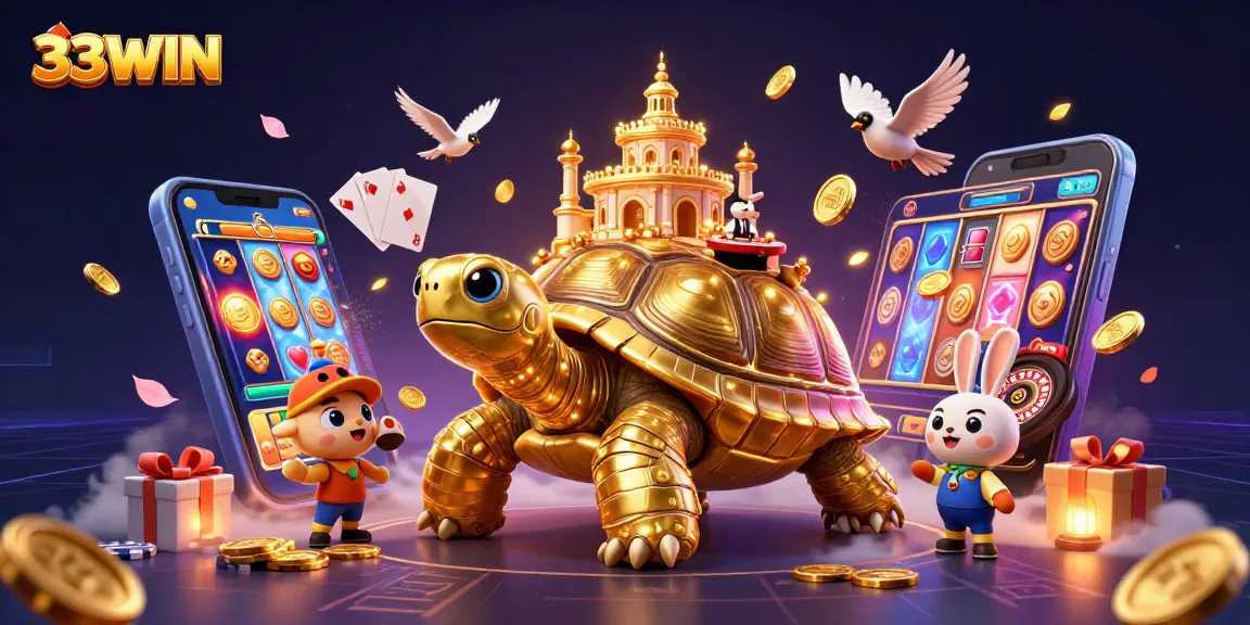 Experience the excitement of 33WIN as golden coins rain down during thrilling casino games.
