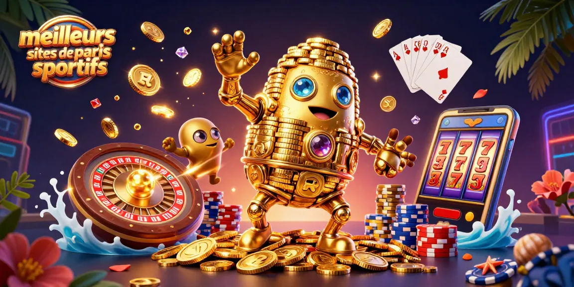 Découvrez les meilleurs sites de paris sportifs en 2026 avec un golem doré et des éléments de casino dynamiques.