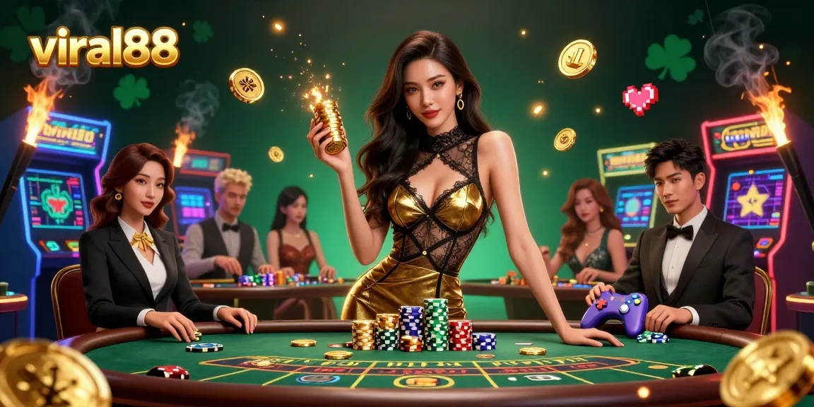Engage with viral88 at a luxurious baccarat table featuring stunning visuals and high-stakes excitement.