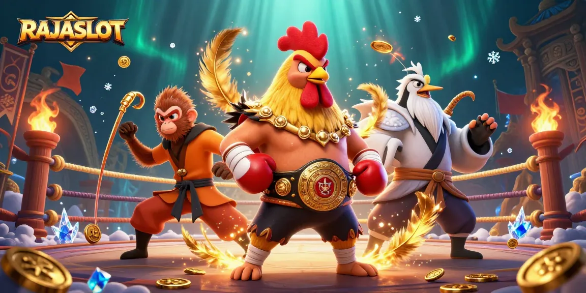 RAJASLOT menawarkan ilustrasi aksi yang memukau dengan karakter bertarung yang siap memenangkan jackpot.