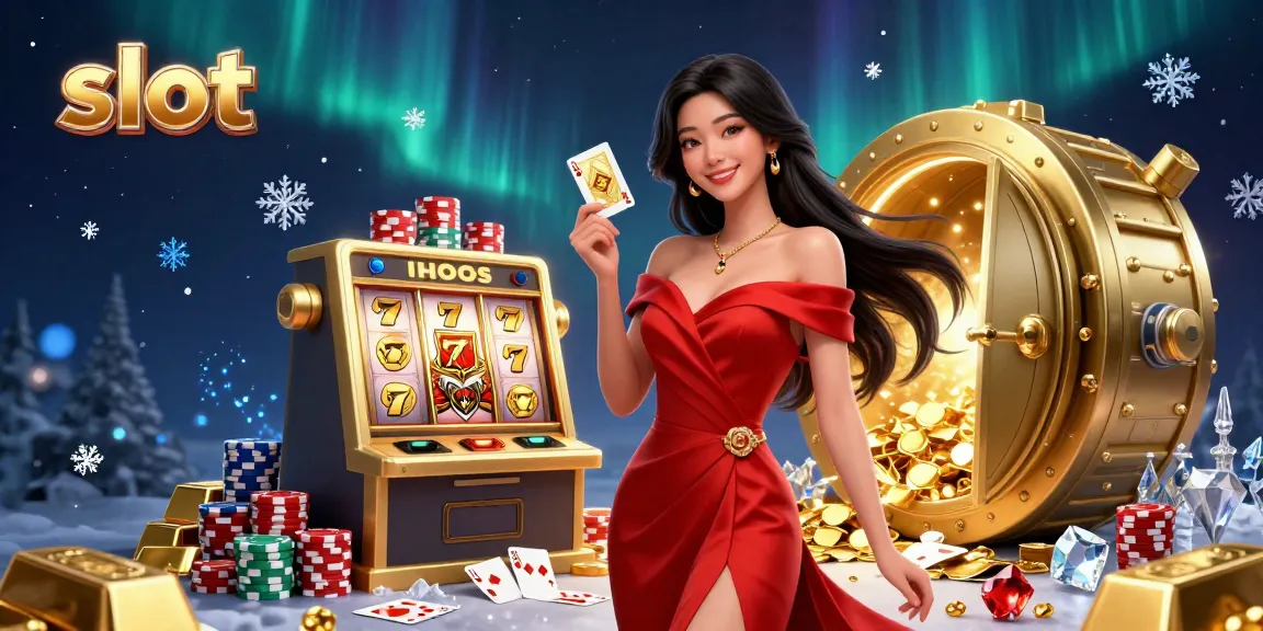 Spin the slot machine and enjoy the dazzling casino experience with vibrant gems and gold.