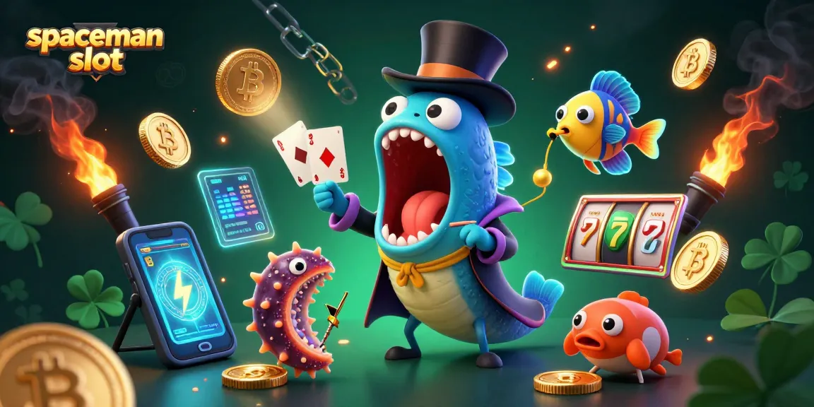Experience thrilling wins with spaceman slot, a vibrant 3D illustration showcasing exciting game elements.