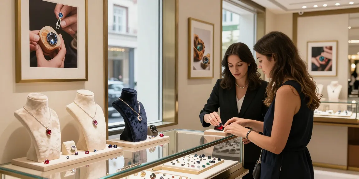 Discover high-quality gemstones at https://www.mygemspot.com in a sophisticated retail setting.