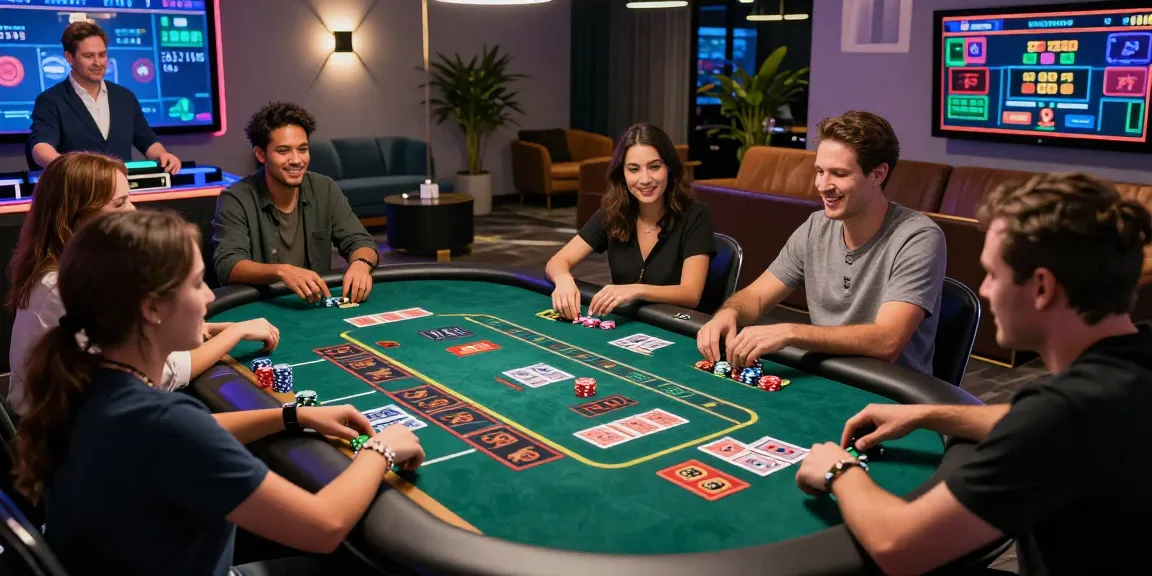 Engaging gaming scene at raja328 situs live casino with players experiencing excitement.