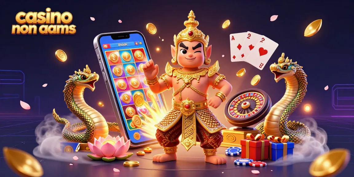 Immergiti nel mondo luminoso e vibrante dei casinò non AAMS mentre guardiani animati danno vita al gioco.